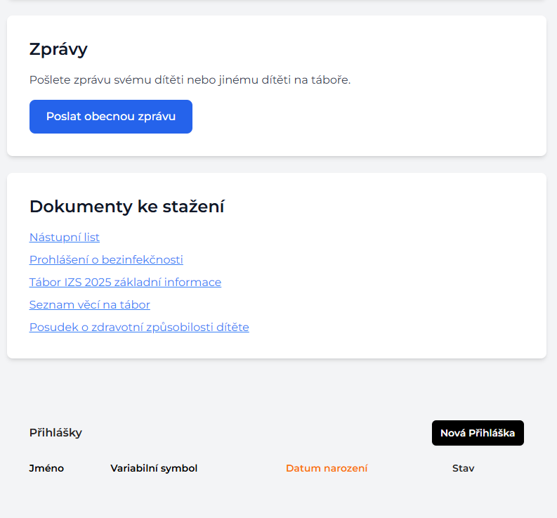 Systém zpráv